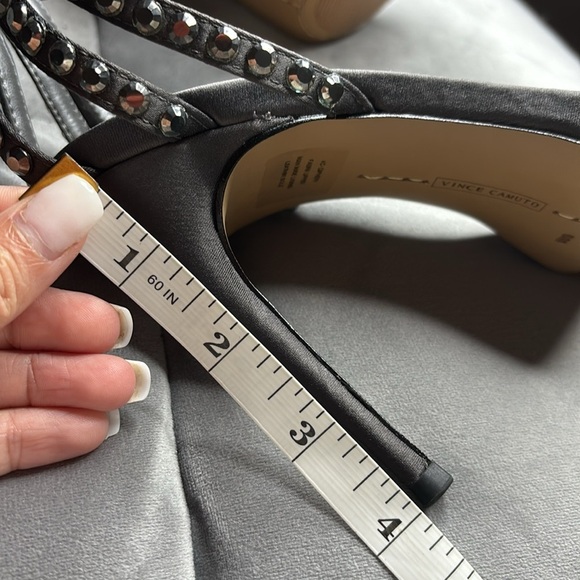 Vince Camuto Gray Strappy Heels size 6 - Picture 4 of 6